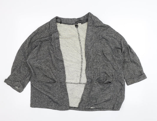 Divided Womens Grey   Cardigan Jumper Size S
