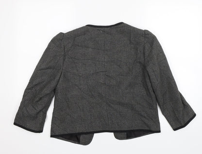 Back view of E-vie women’s grey jacket, size UK 12