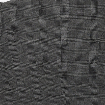 Brand and care label for E-vie women’s grey jacket, size UK 12