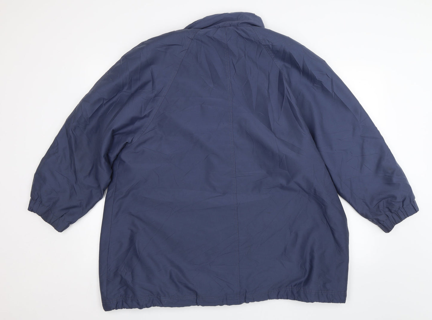 St Michael Womens Blue   Overcoat Jacket Size 16