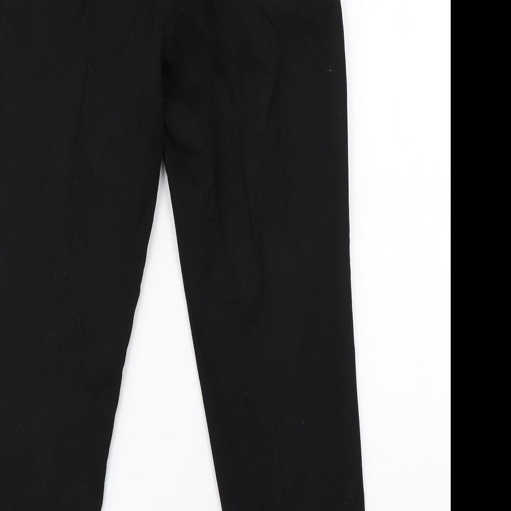 Preworn Womens Black   Dress Pants Trousers Size 10 L25 in