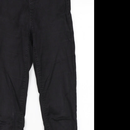Tu Womens Black  Denim Jegging Jeans Size 8 L26 in