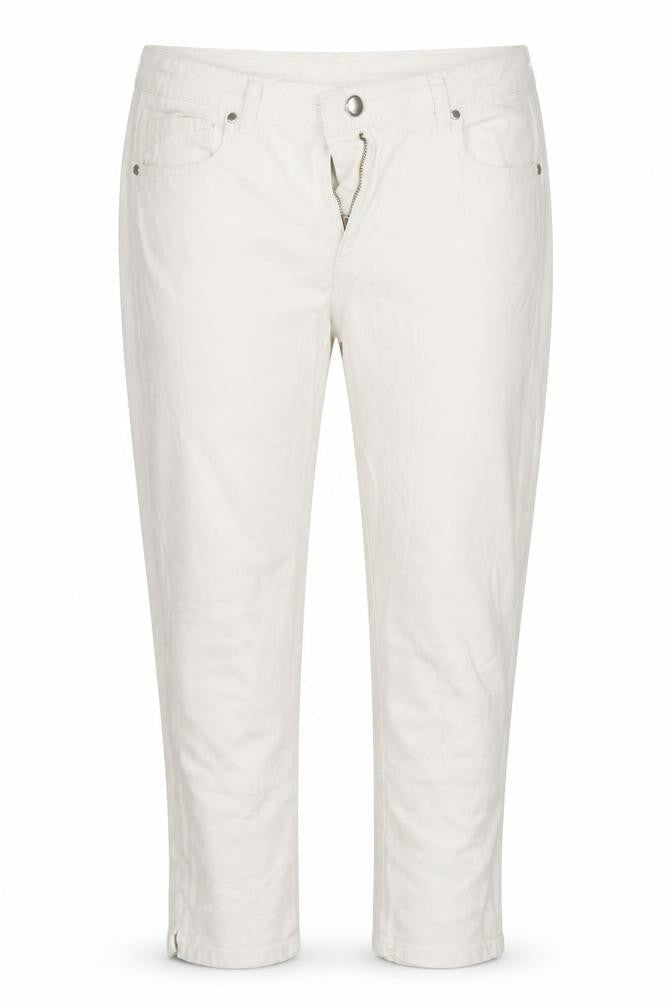 Preworn Womens White  Denim Cropped Jeans Size 32 L20 in