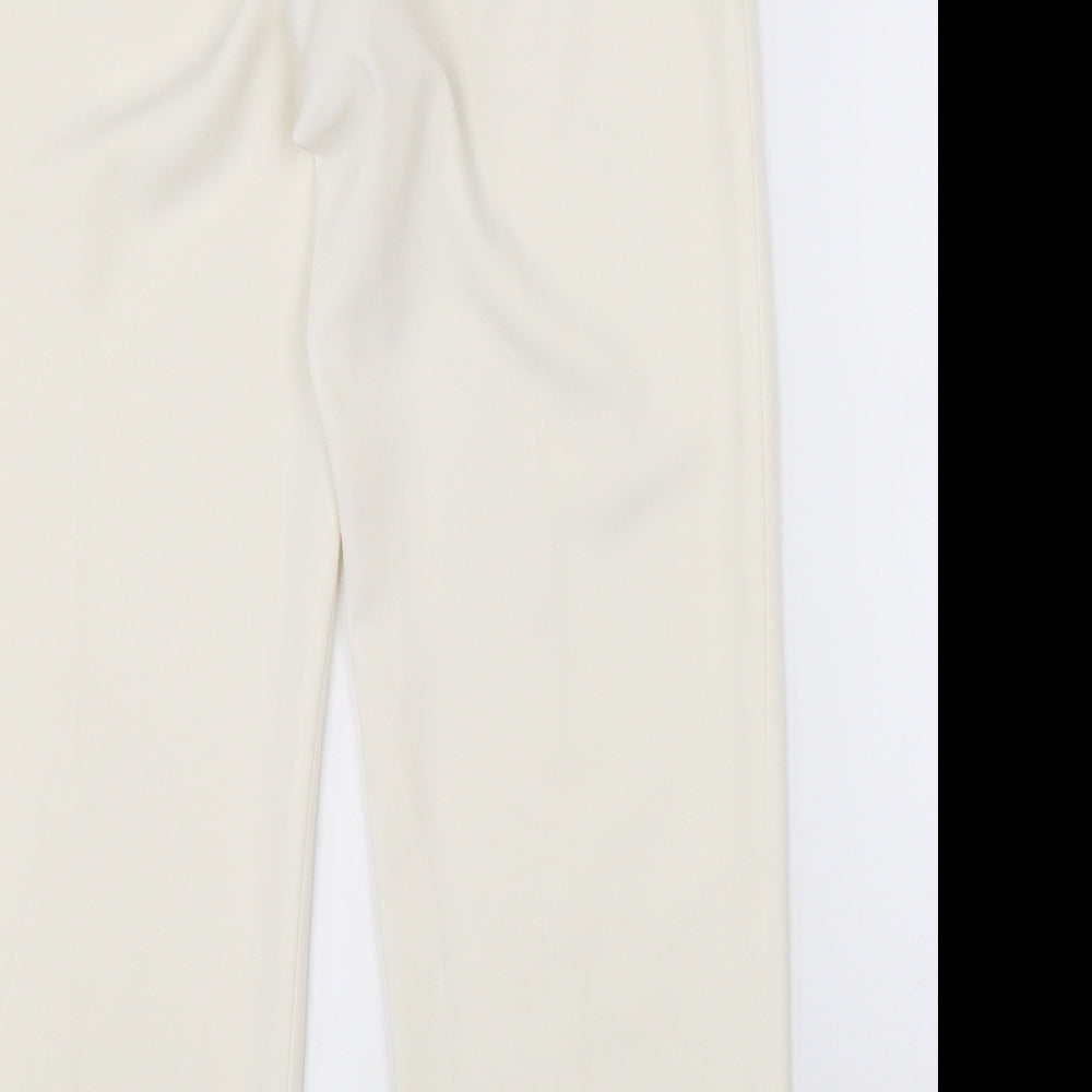 Punt Roma Womens White   Dress Pants Trousers Size 42 L28 in