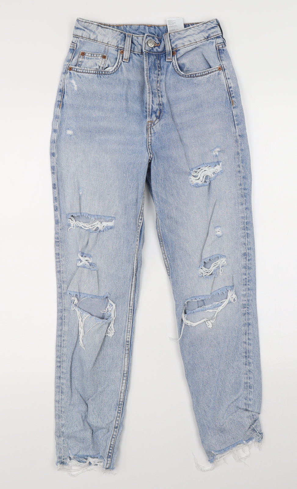 Divided Womens Blue  Denim Skinny Jeans Size 6 L25 in