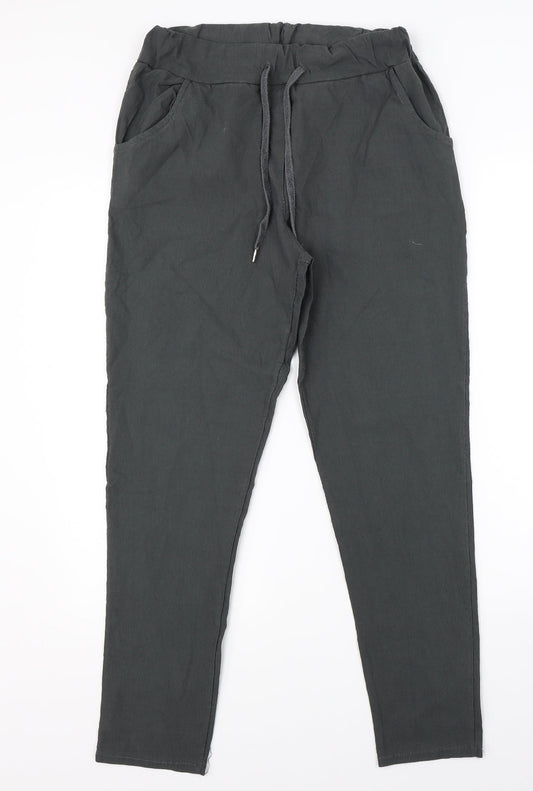 Preworn Womens Grey   Trousers  Size 10 L28 in