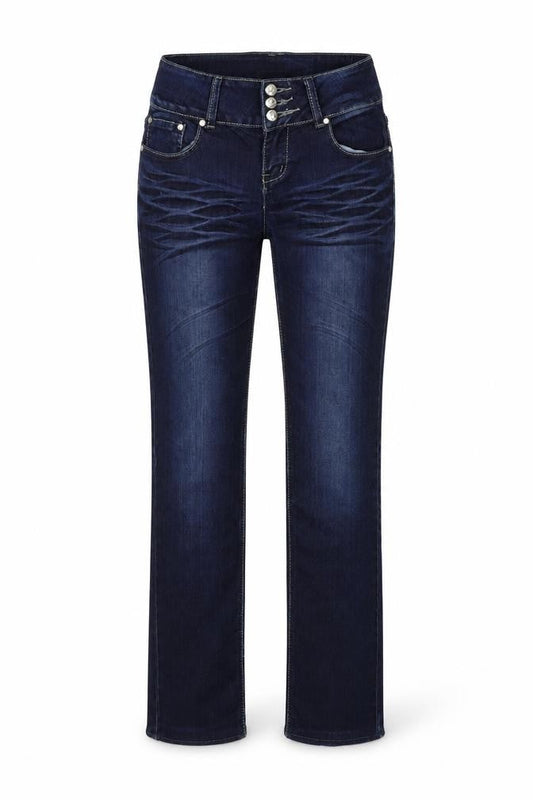 Gouse Womens Blue  Denim Straight Jeans Size 27 in L27 in