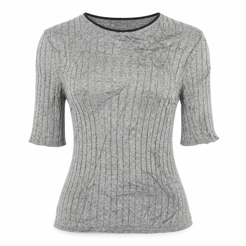 Marks & Spencer Womens Grey   Basic T-Shirt Size 8