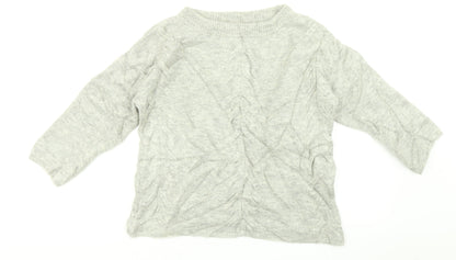 Marks & Spencer Womens Grey   Pullover Jumper Size 8
