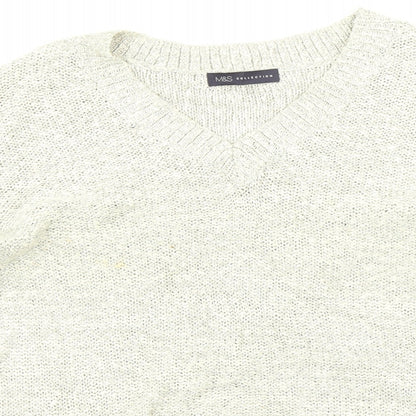 Marks & Spencer Womens Grey   Pullover Jumper Size 12