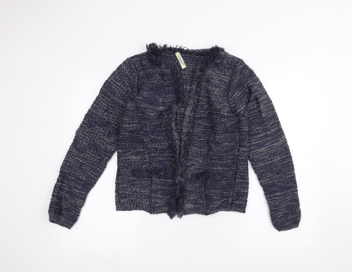 Cocogio Womens Blue   Jacket Coatigan Size 12