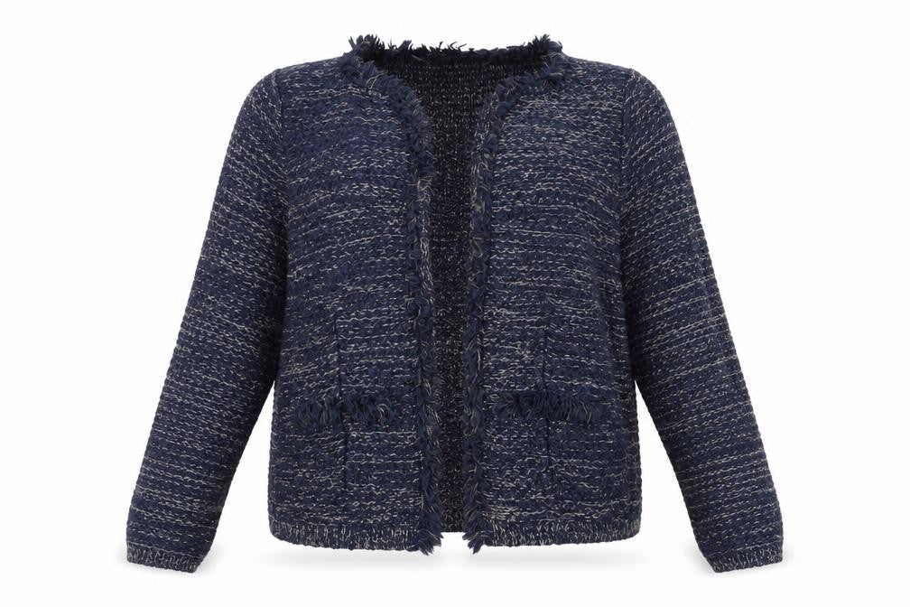 Cocogio Womens Blue   Jacket Coatigan Size 12