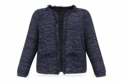 Cocogio Womens Blue   Jacket Coatigan Size 12