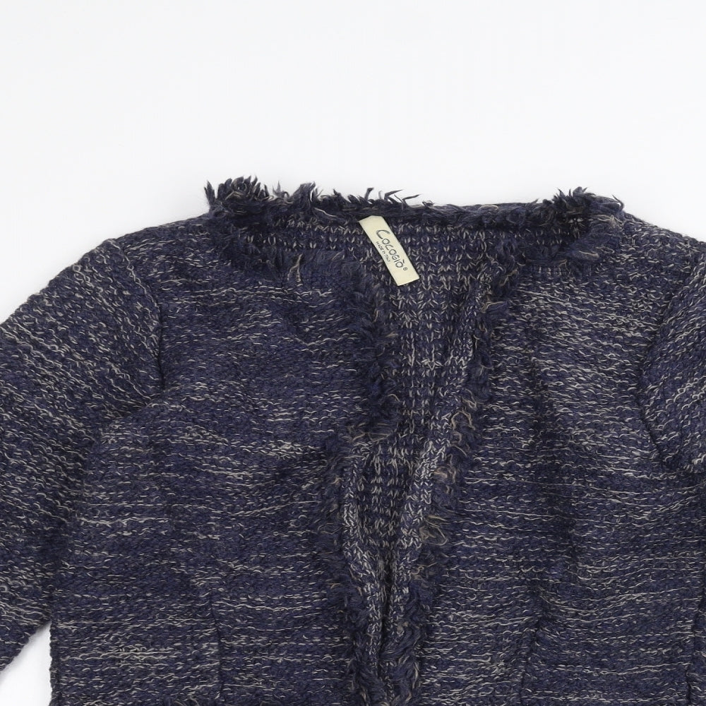 Cocogio Womens Blue   Jacket Coatigan Size 12