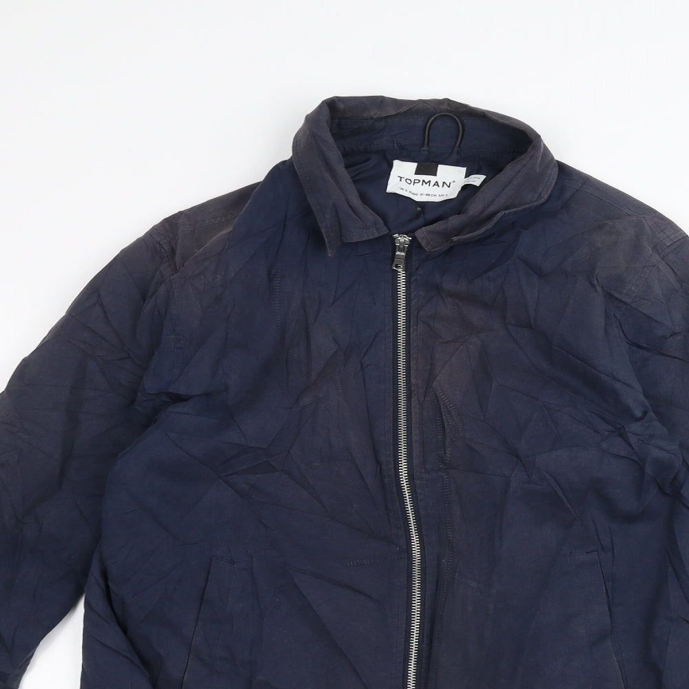 Topman Mens Blue   Jacket  Size S
