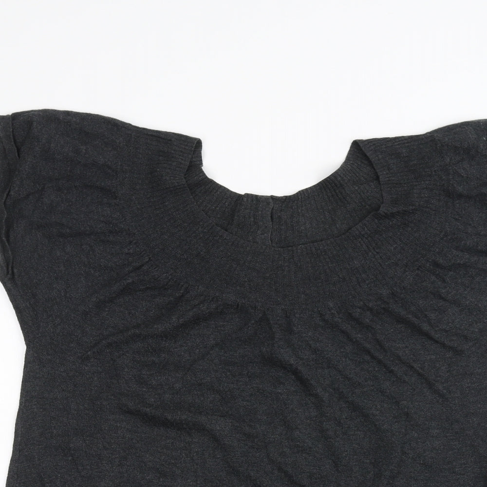 Aphorism Womens Grey   Basic T-Shirt Size L