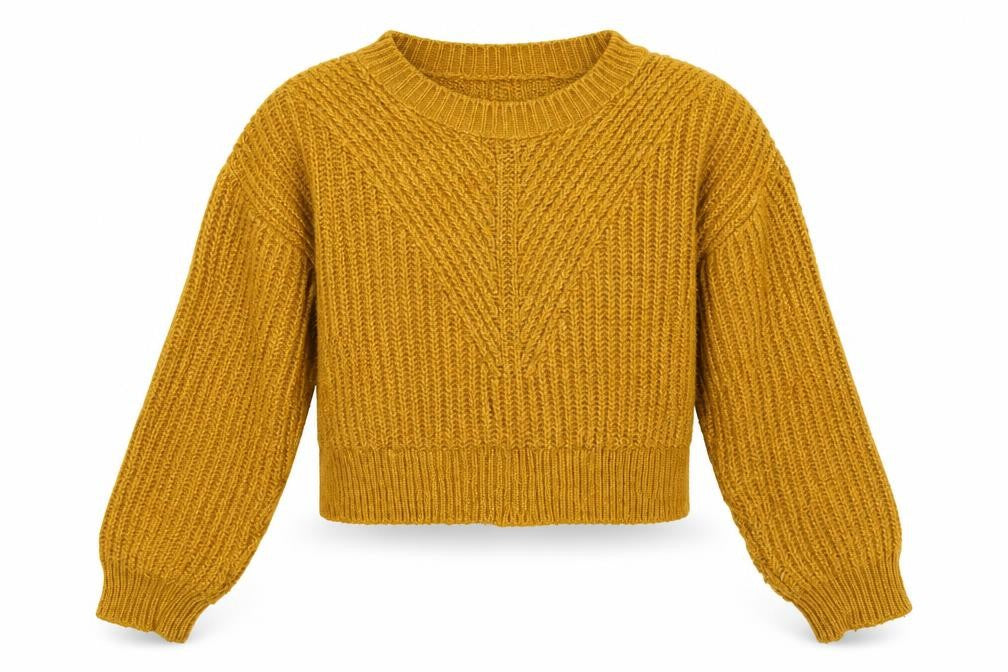 Matalan Girls Yellow   Pullover Jumper Size 10 Years