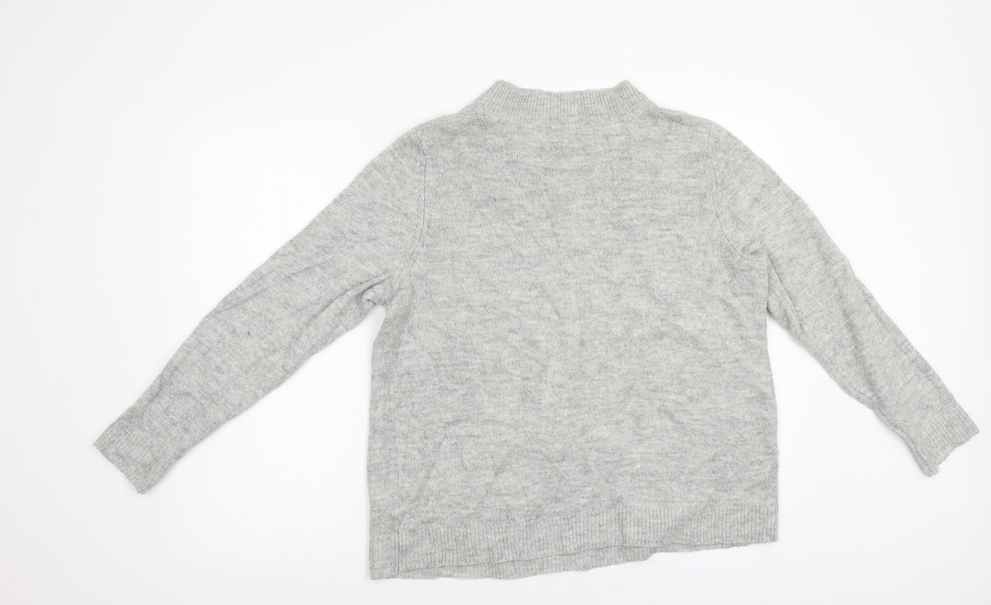 Dorothy Perkins Womens Grey   Pullover Jumper Size 18  - Beaded