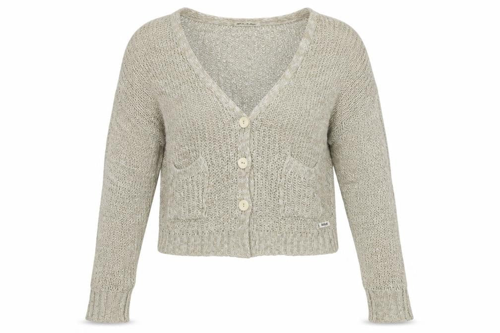 Double Agent Womens Beige   Cardigan Jumper Size M