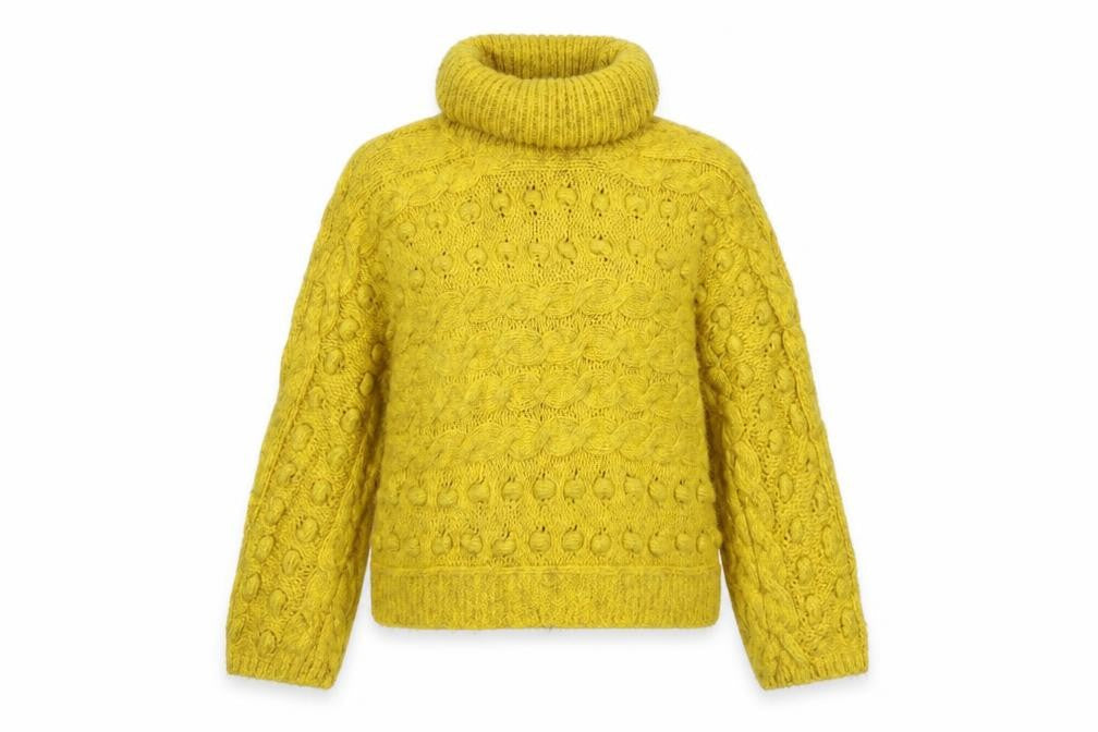 Marks & Spencer Womens Yellow   Pullover Jumper Size S