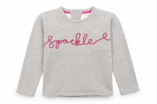 Marks & Spencer Girls Grey   Pullover Jumper Size 6-7 Years