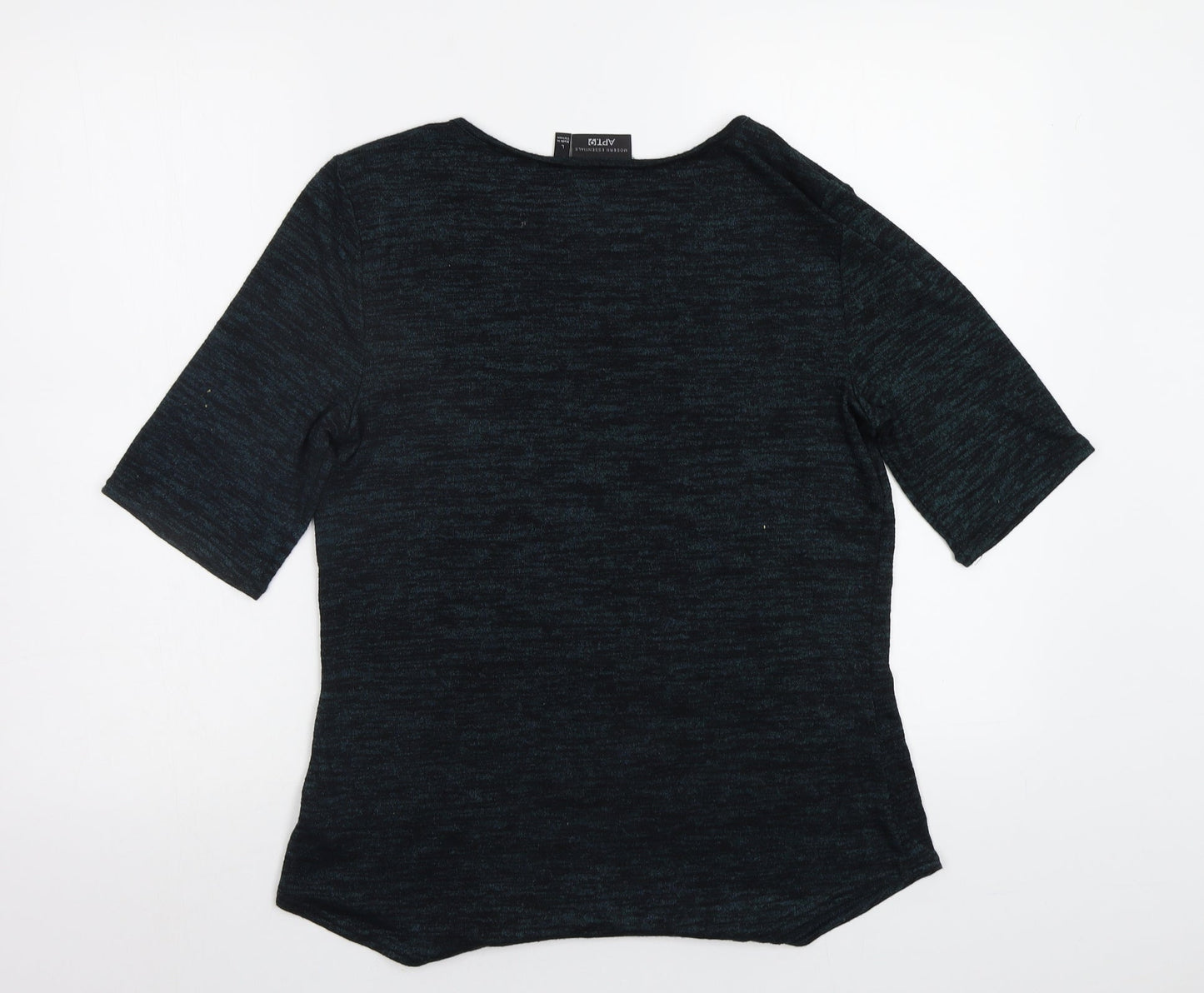 Apt. 9 Womens Green  Knit Basic T-Shirt Size L