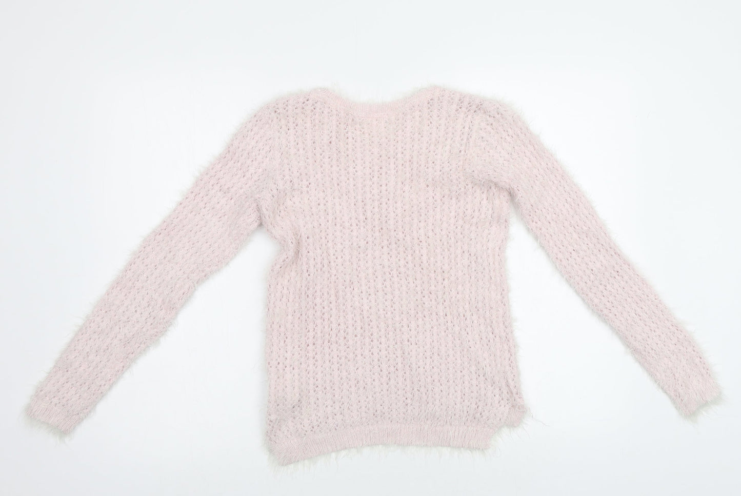 H&M Girls Pink   Pullover Jumper Size 10-11 Years