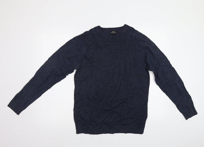 Preloved NEXT Mens Blue   Pullover Jumper Size M - Front