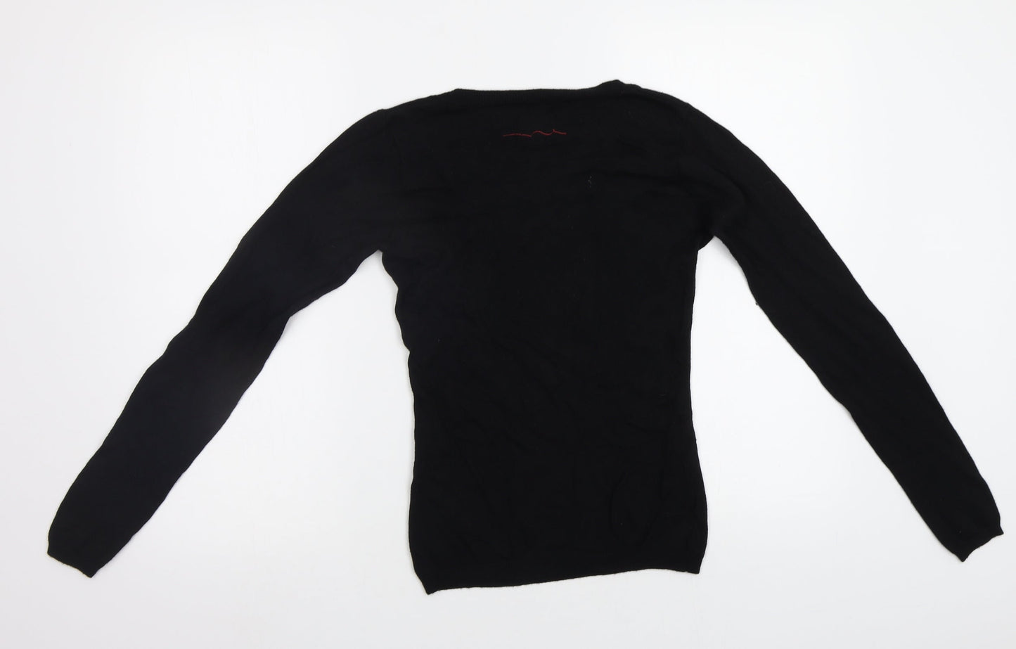 Teddy Smith Womens Black   Pullover Jumper Size S  - Stars