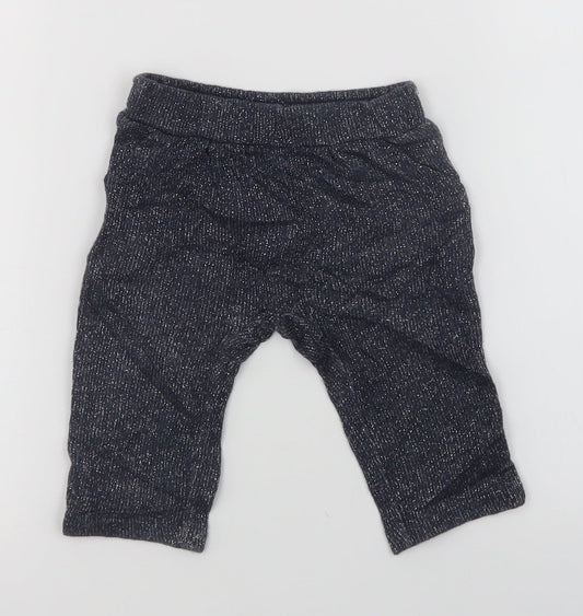 United Colors of Benetton Girls Blue   Sweatpants Trousers Size 6-9 Months