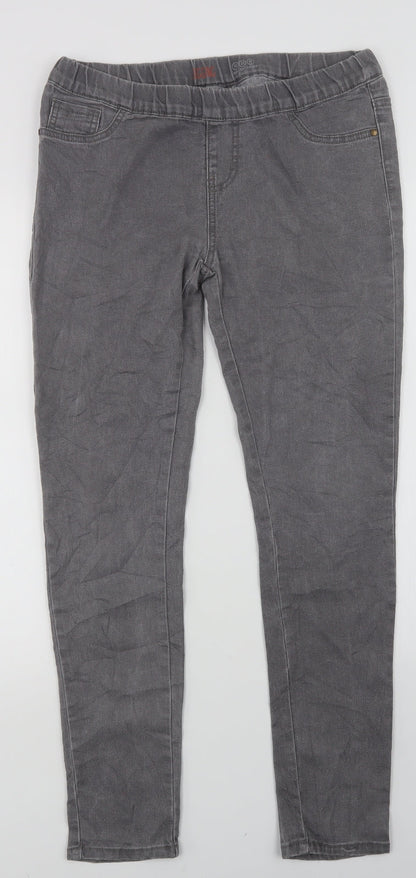 Additional front view of denim co women’s grey jegging jeans, size UK 10, 29-inch leg