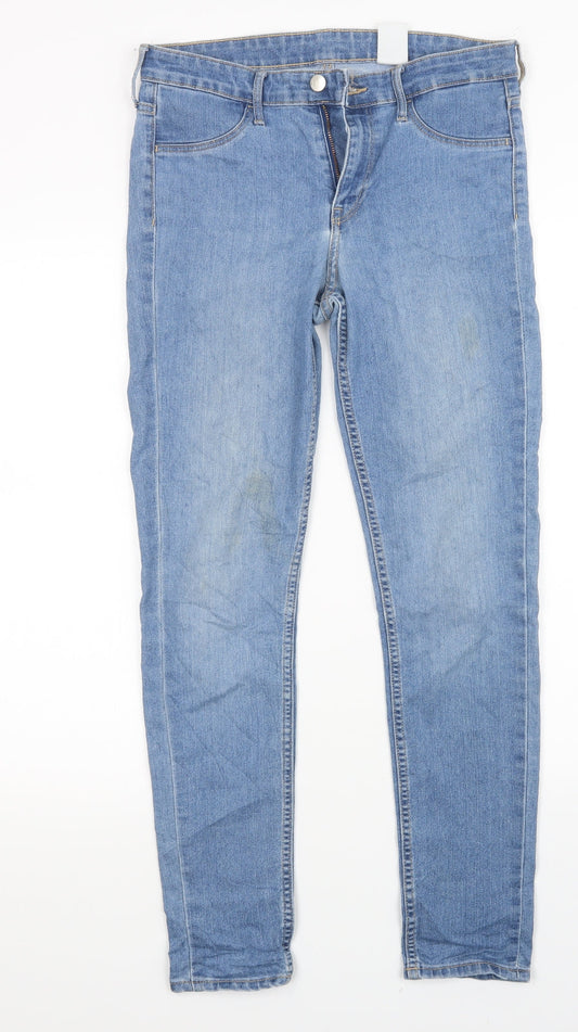 H&M Womens Blue   Skinny Jeans Size 28 in L28 in