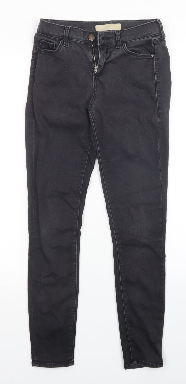 Topshop Womens Black   Skinny Jeans Size 26 in L30 in