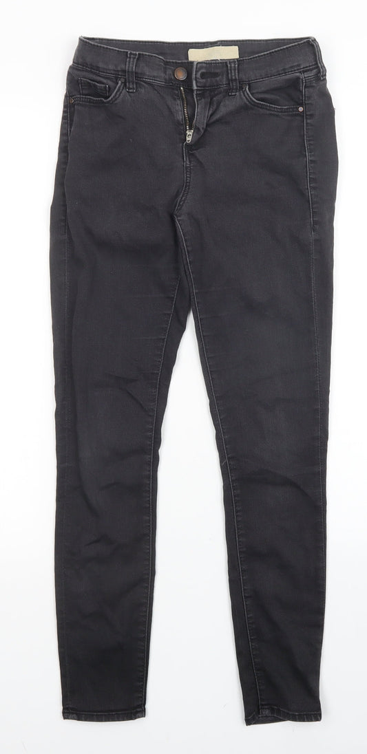Topshop Womens Black   Skinny Jeans Size 26 in L30 in