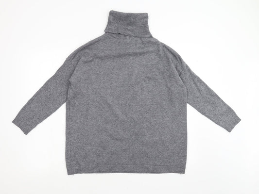 Preworn Womens Grey  Knit Pullover Jumper Size M