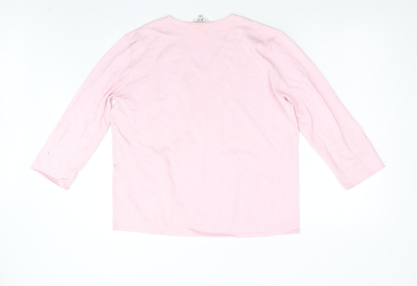 Joy Womens Pink   Pullover Jumper Size 18