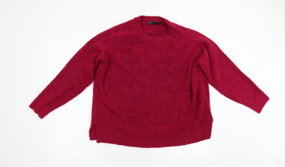 Marks & Spencer Womens Pink  Knit Pullover Jumper Size L