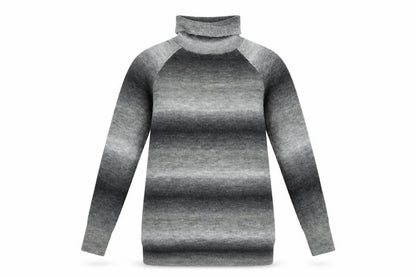 Front view of Evie girls’ grey knit jumper, size 12, years
