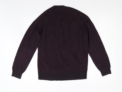 Back view of Linea by House of Fraser men’s red jumper, size L