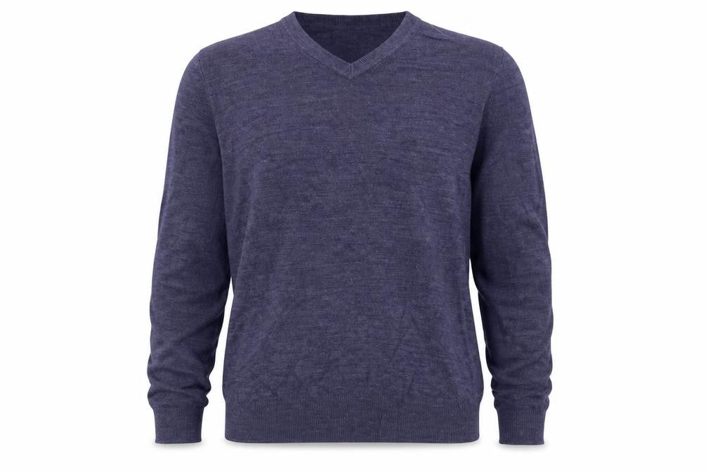 Maine Mens Blue  Knit Pullover Jumper Size M