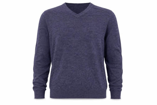 Maine New England Mens Blue Knit Pullover Jumper Size M