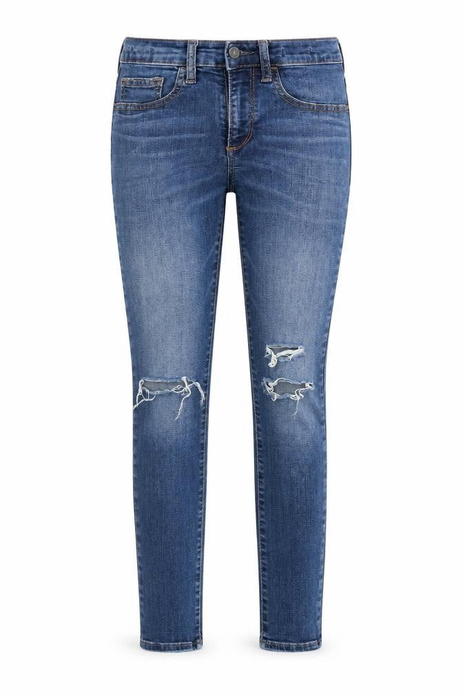Gap Womens Blue  Denim Skinny Jeans Size 26 in L27 in