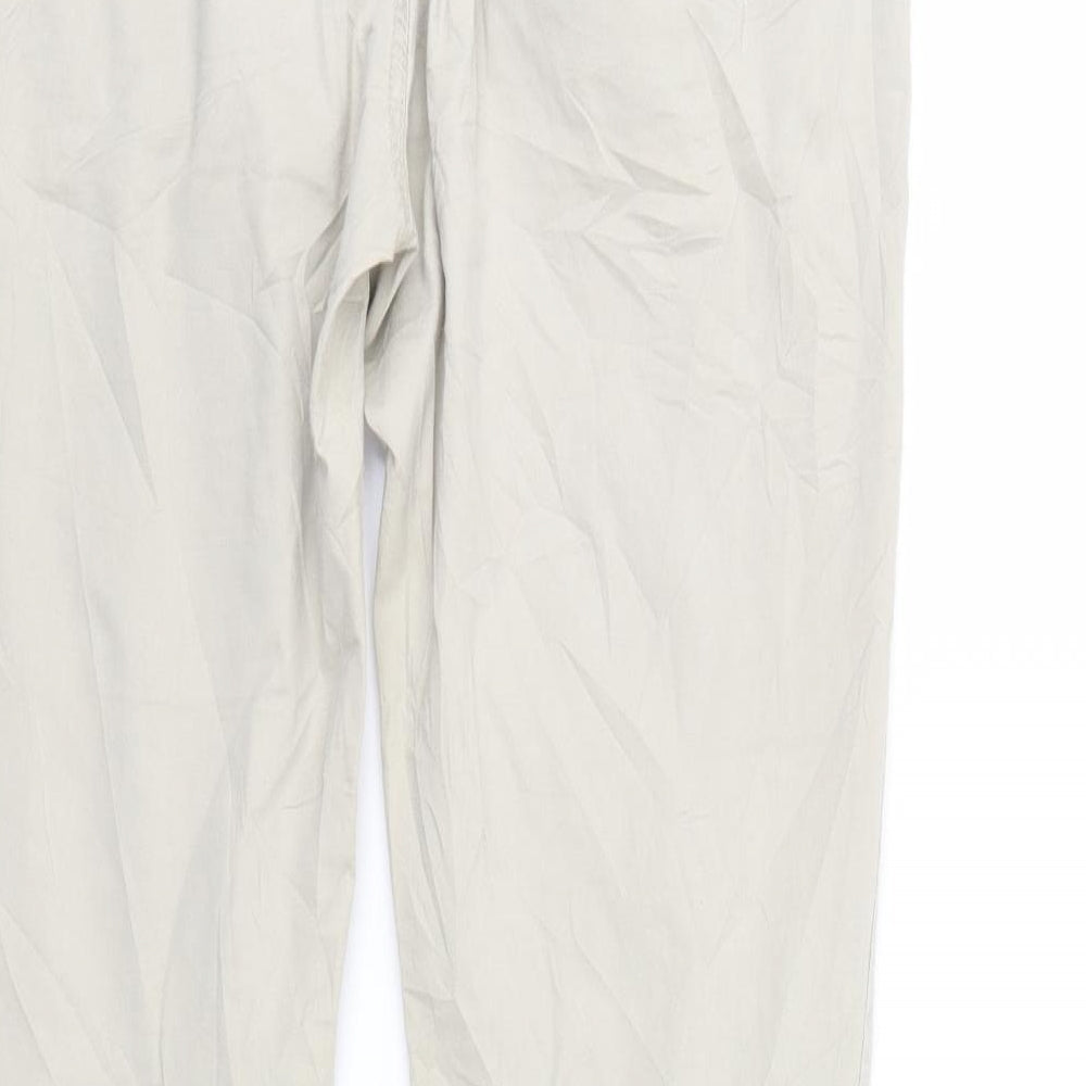 LOGG Womens Beige   Straight Jeans Size 10 L30 in
