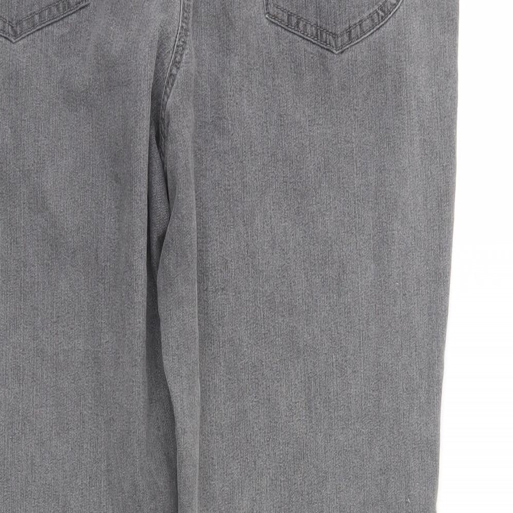 Bexleys Womens Grey  Denim Straight Jeans Size 38 in L27 in