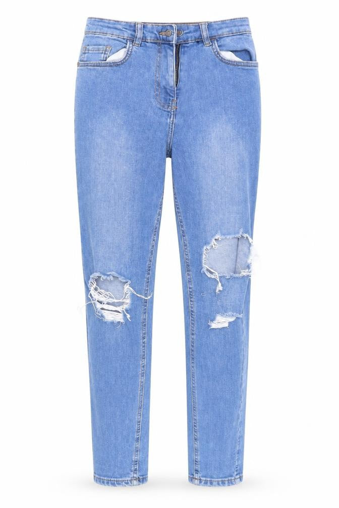 Studio Womens Blue  Denim Straight Jeans Size 10 L28 in