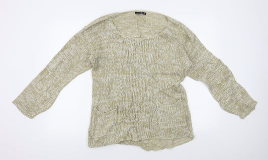 Atmosphere Womens Beige   Pullover Jumper Size 16