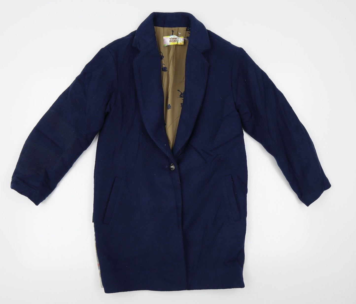 Time Road Womens Blue   Jacket Blazer Size S
