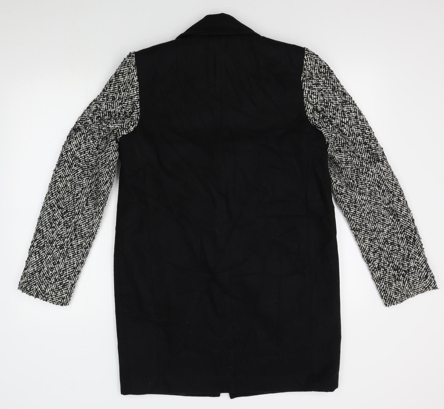 Atmosphere Womens Black   Overcoat Coat Size 10