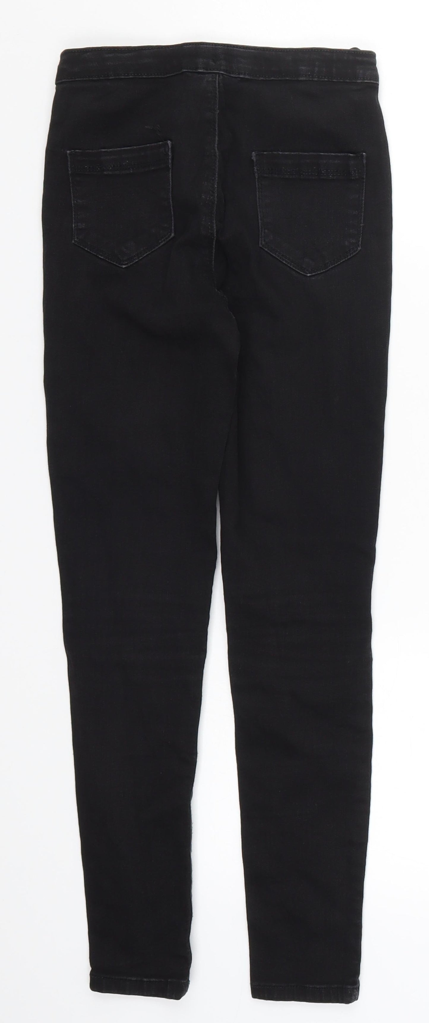 Candy Couture Girls Black  Denim Skinny Jeans Size 12 Years