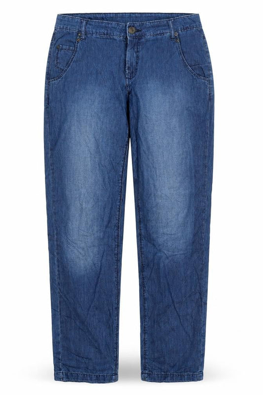 Yessica Womens Blue  Denim Tapered Jeans Size 32 in L27 in